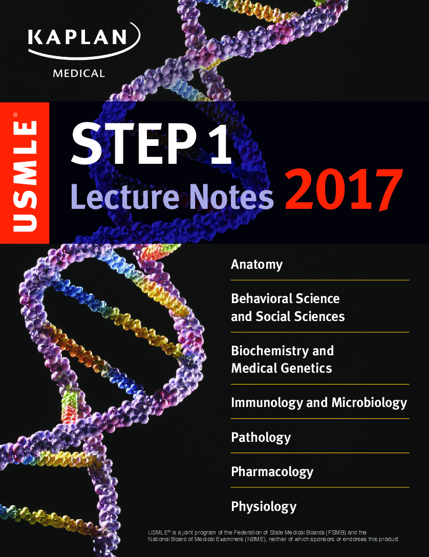 kaplan step 1 anatomy lecture notes pdf