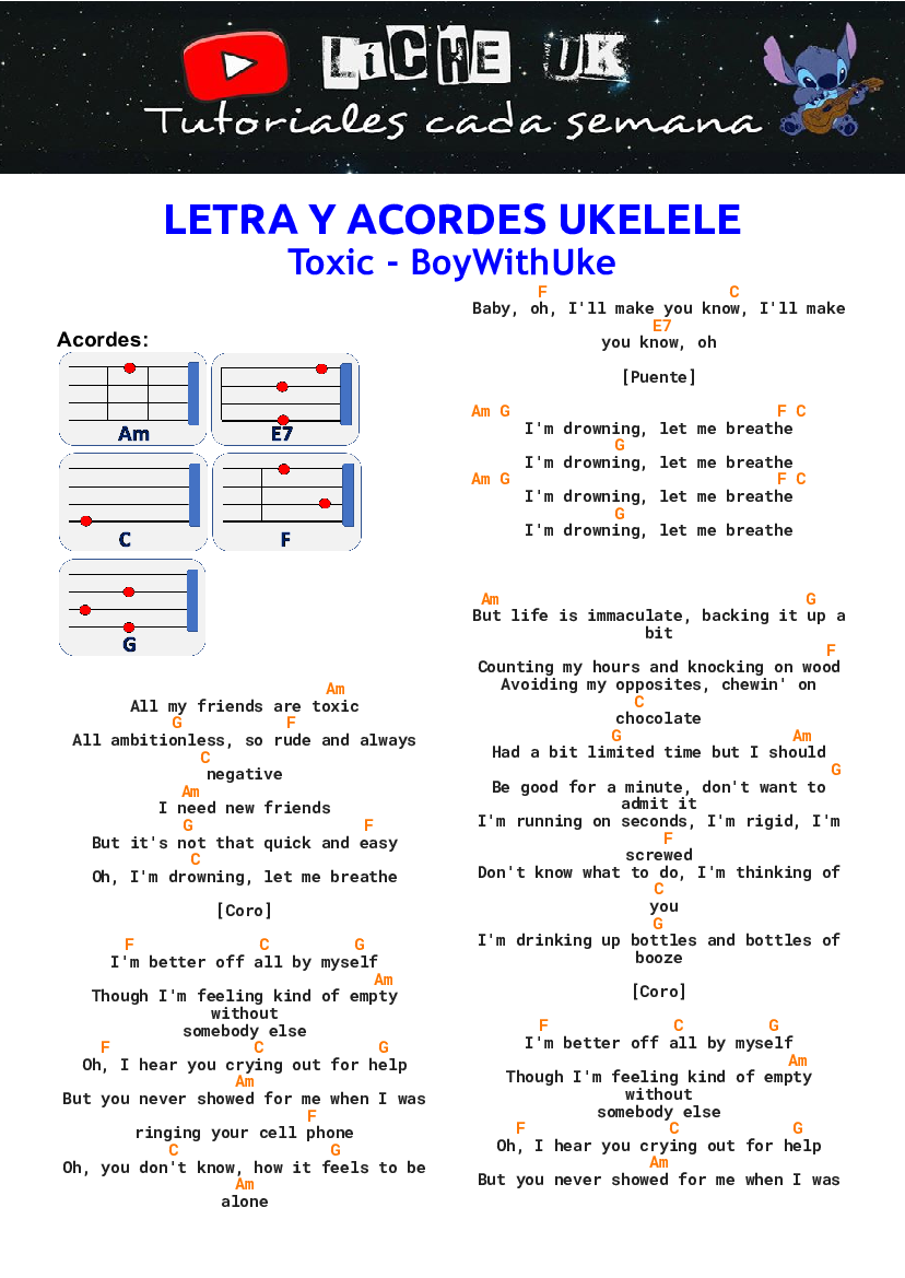 Anthem For Doomed Youth - The Libertines Cifra para Ukulele [Uke Cifras]