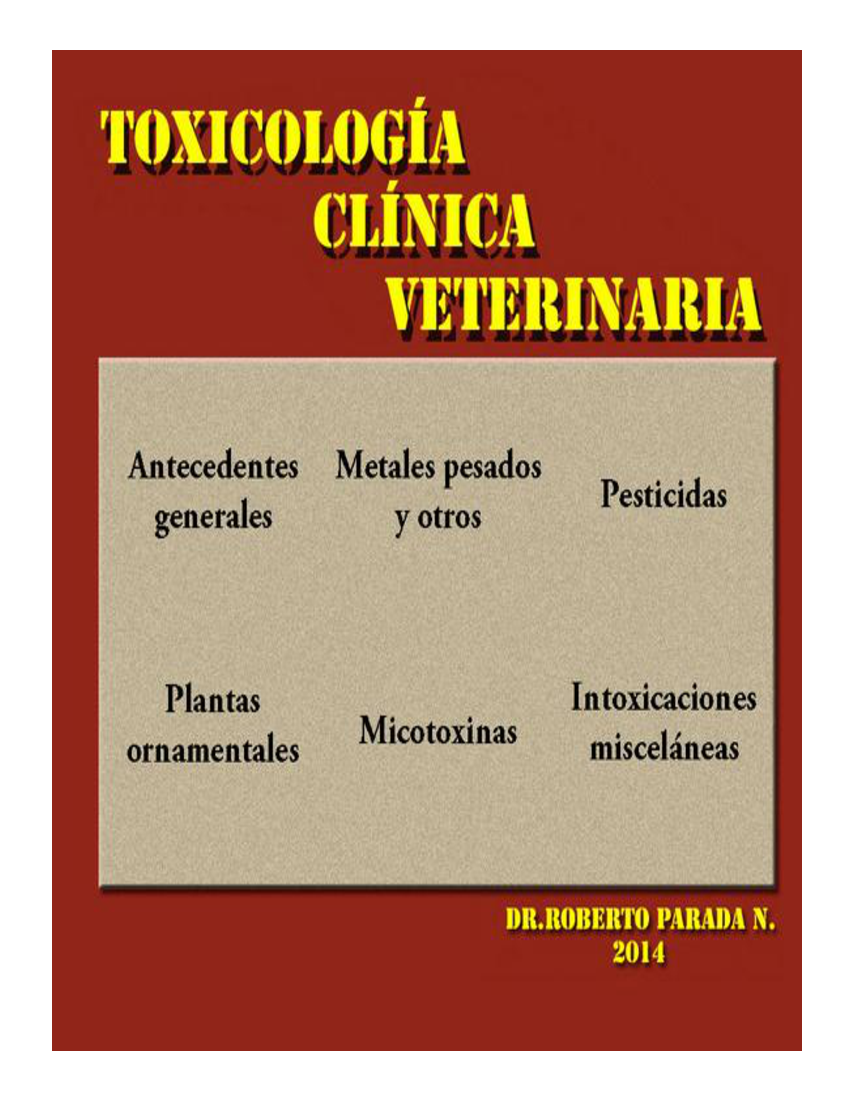 Toxicologia clinica Veterinaria ROPANA - pdf 