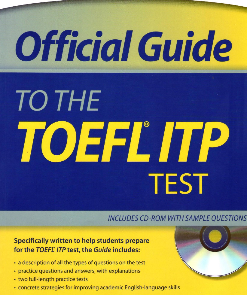 LIBRO TOEFL ITP OFFICIAL GUIDE libro azul - pdf Docer.com.ar