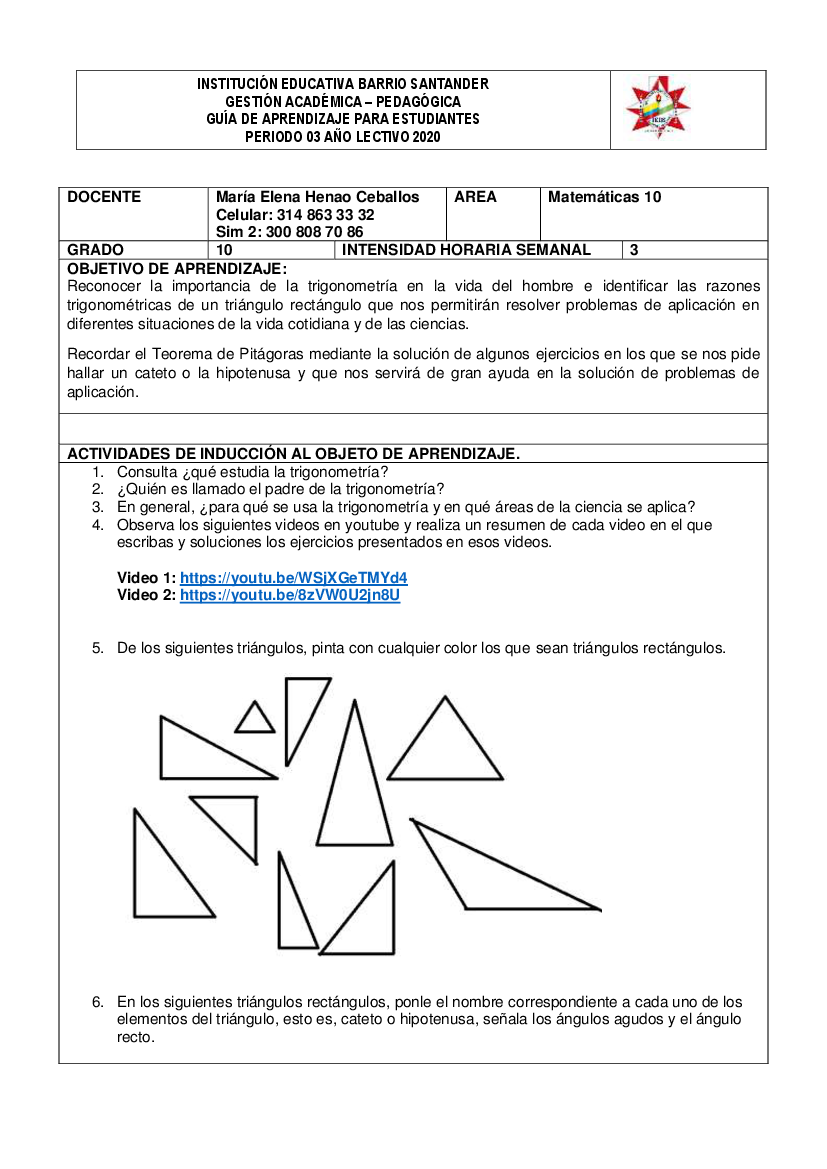 GUIA VIRTUAL 1 MATEMATICAS 10 - pdf 