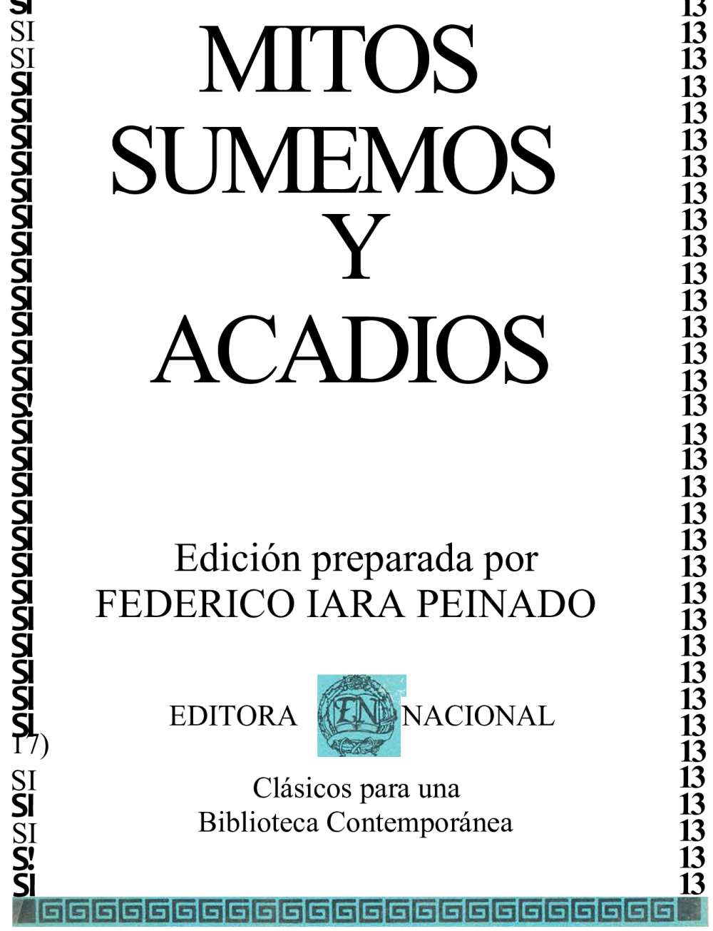 Mitos Sumerios y Acadios por Federico Lara Peinado - pdf Docer.com.ar