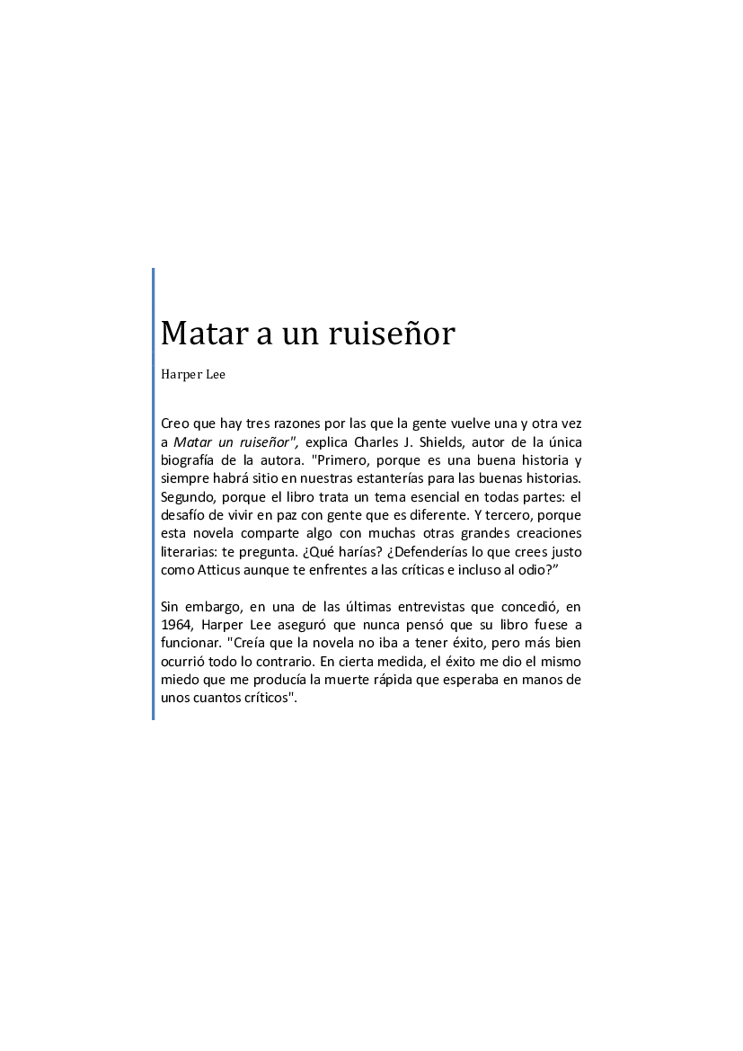 Guía de lectura de Matar a un ruiseñor - pdf 