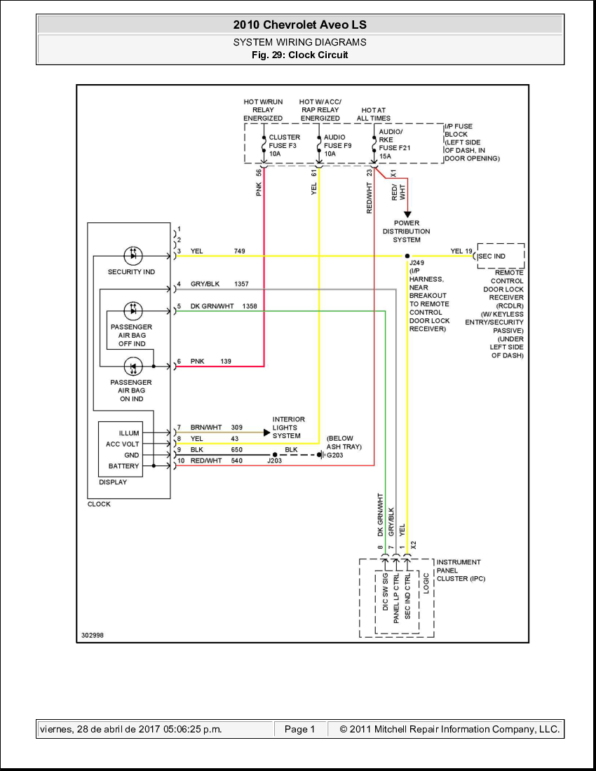 Chevrolet Aveo Wiring Diagram Pdf K Wallpapers Review