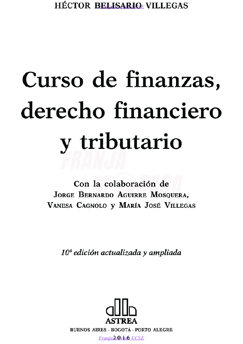 manual de derecho tributario villegas pdf