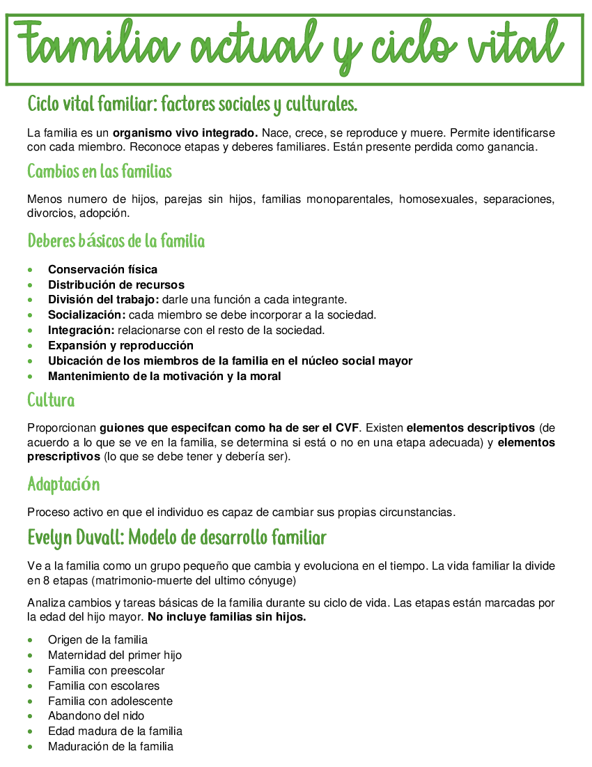 clase  Familia actual y ciclo vital - pdf 