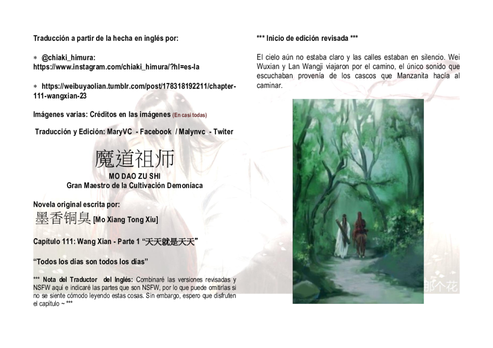 Mo Dao Zu Shi - Capítulo 111 - Español - Sin censura - pdf 