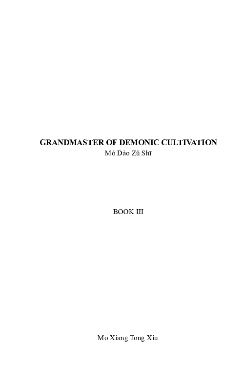 Stream $PDF$/READ/DOWNLOAD Grandmaster of Demonic Cultivation: Mo Dao Zu Shi  (Novel) Vol. 3 from Cloecunningham