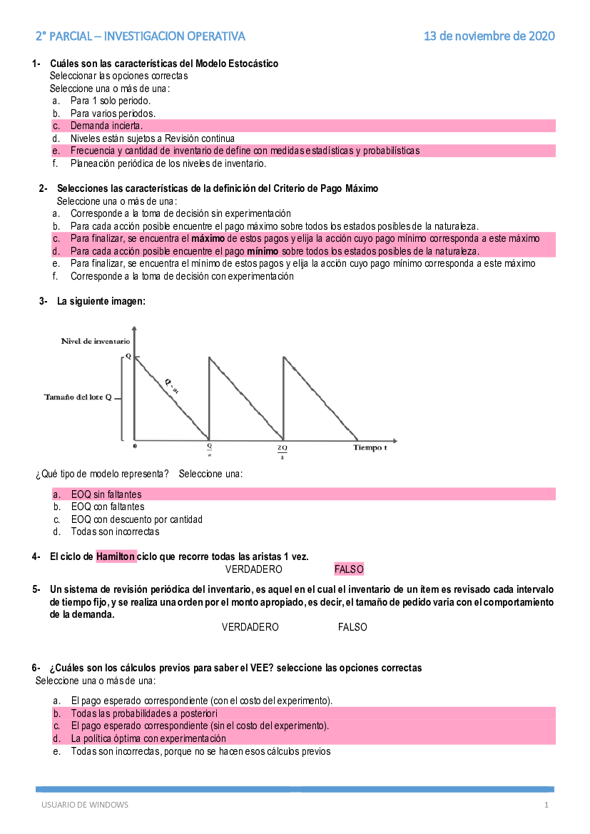 PREGUNTERO 2DO PARCIAL INVESTIGACION OPERATIVA 2020 parcial - pdf  