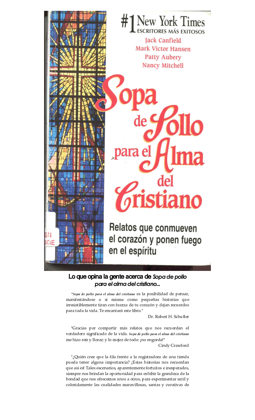 Sopa de pollo para el alma del cristiano- J. Candfield y otros - pdf  