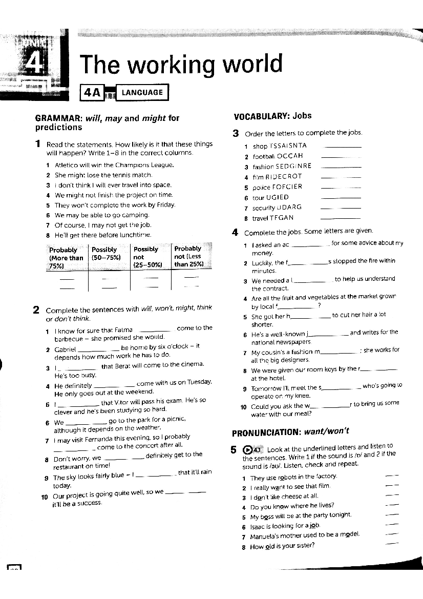 B1 Workbook Answer Key Unit ####### Vocabulary P #######, 41% OFF