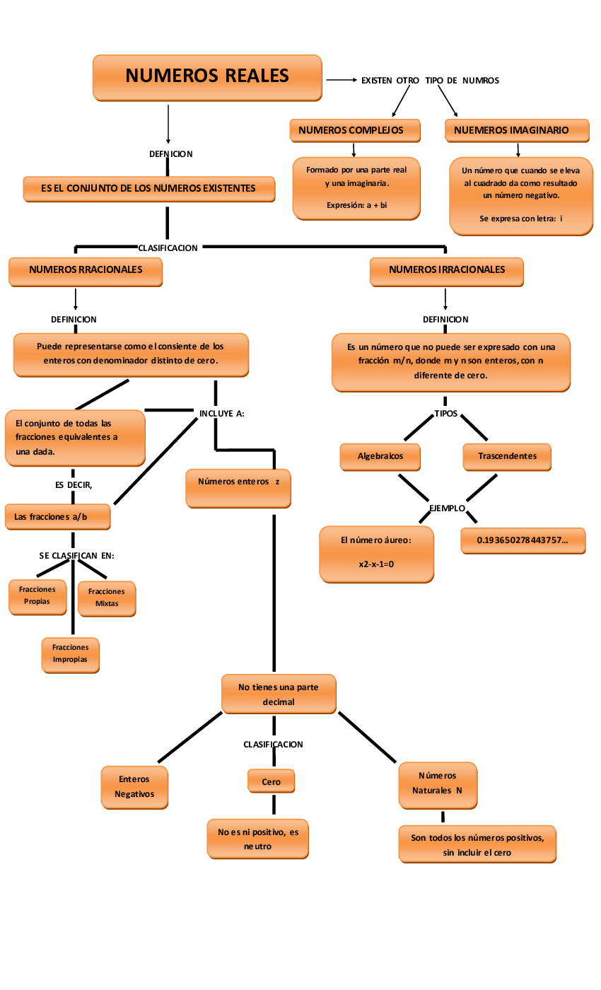 MAPA MENTAL DE LOS NUMEROS REALES - pdf 