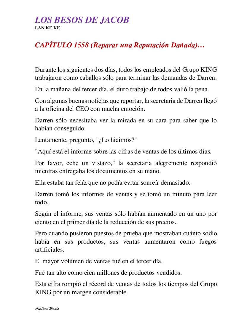 1558 Los besos de Jacob - pdf Docer.com.ar