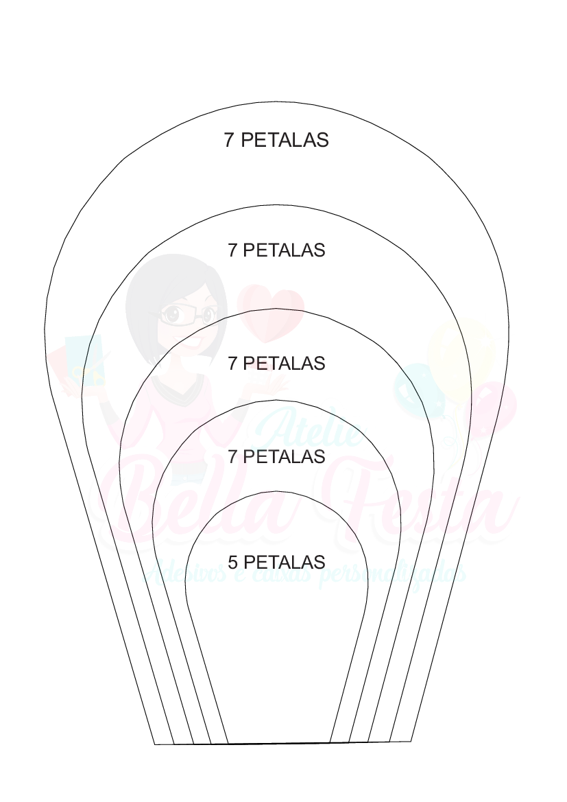 Flores De Papel Crepom Moldes Gigante De Seda Confira 956 7552