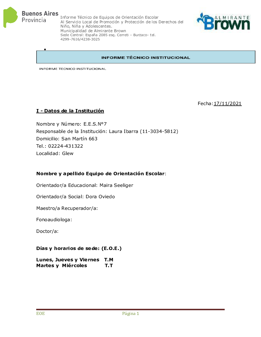 Modelo Informe Técnico de Equipos de Orientación Escolar a Servicio Local  PPD NNA - pdf 