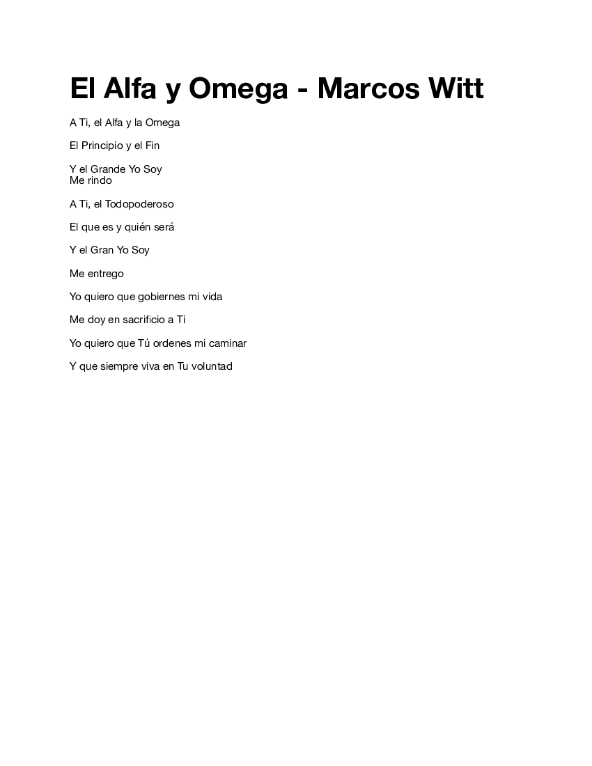 El Alfa y Omega Marcos Witt pdf Docer .ar