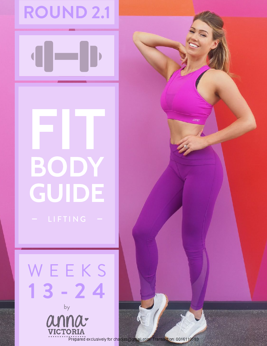 anna victoria fit body guide pdf