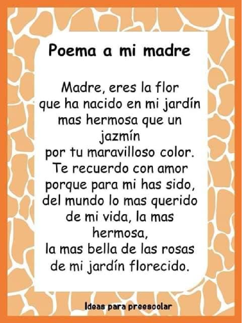 poemas para mama