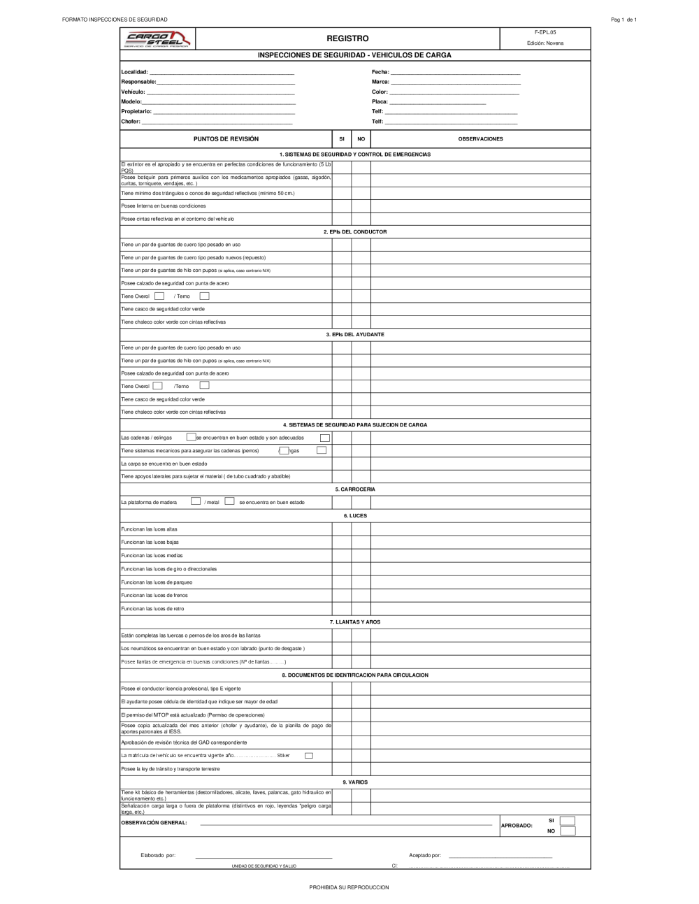 Formato Revision Vehiculos Actualizado Junio Pdf Docer Ar Hot Sex Picture 