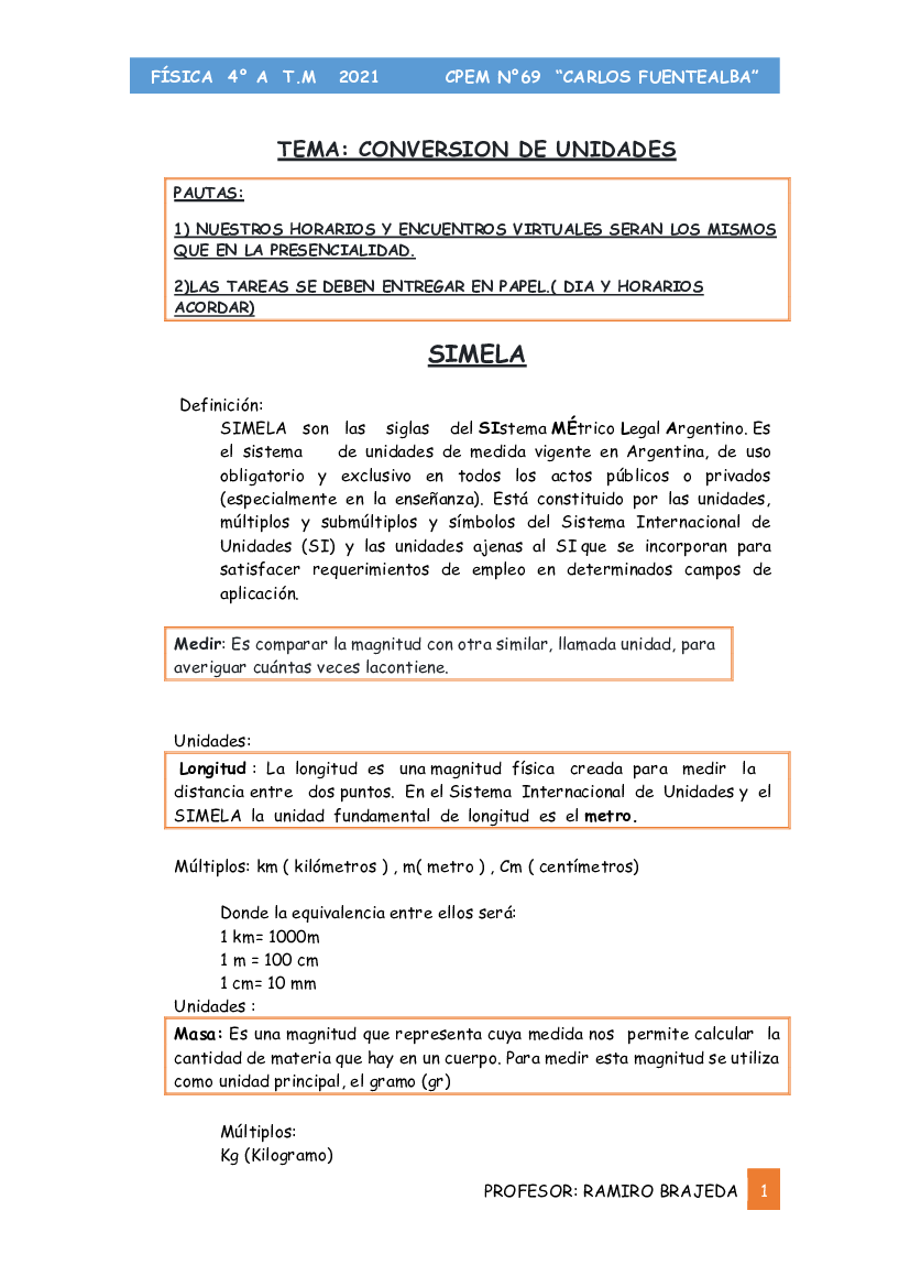 Fisica 4to A Conversion De Unidades Tpn 1 Pdf Docer Com Ar