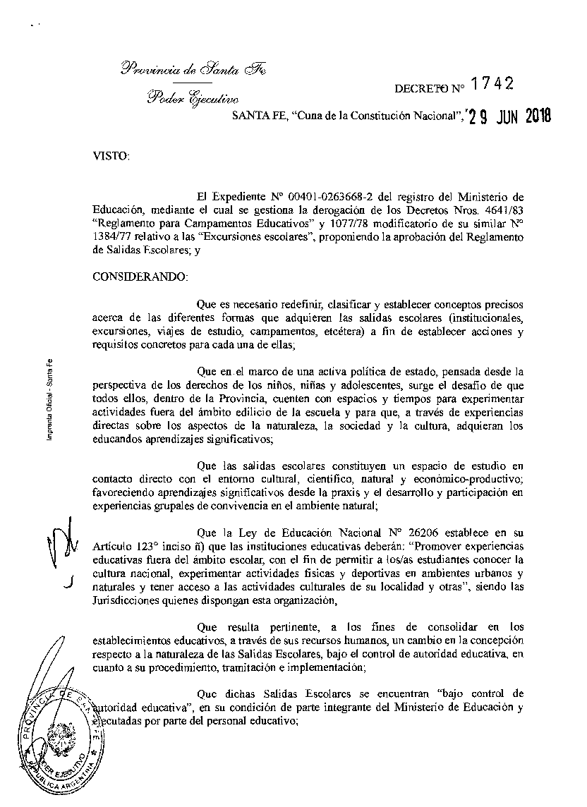 Decreto 1742 de 2018 salidas escolares - pdf 