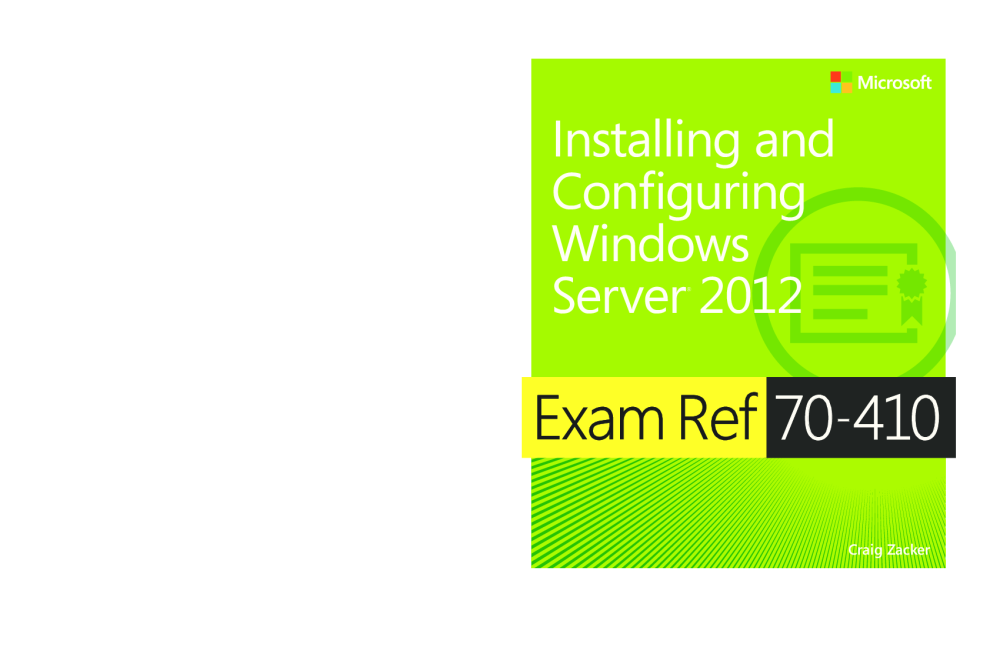 Installing And Configuring Windows Server 12 Exam Ref 70 410 Pdf Docer Com Ar