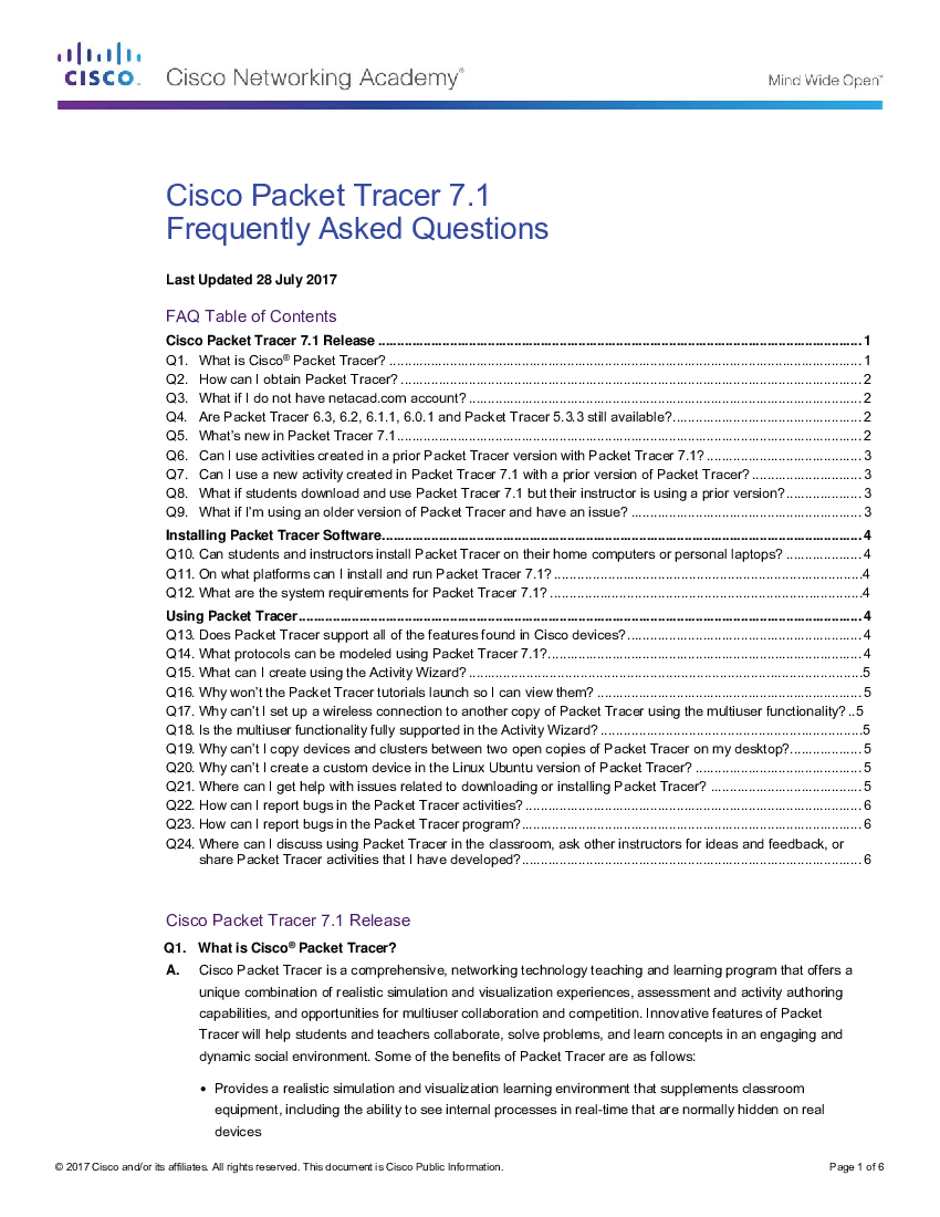 cisco packet tracer tutorial pdf download