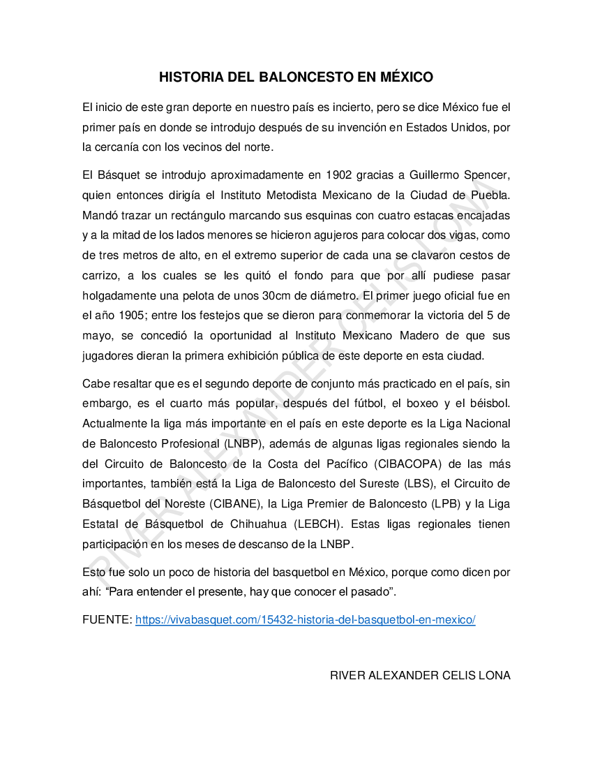Historia del basquetbol en México - pdf 