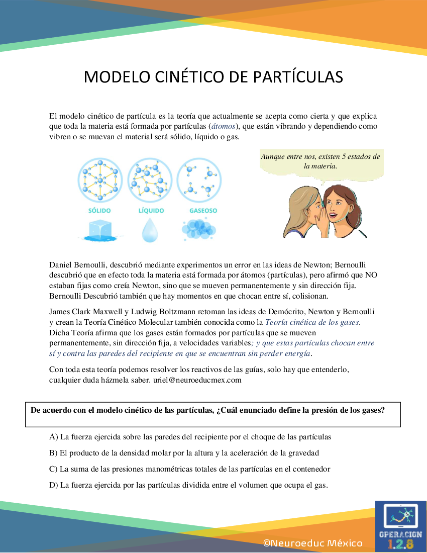 El modelo cinético de partículas - pdf 