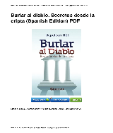 Burlar al diablo: Secretos desde la cripta (Spanish Edition)